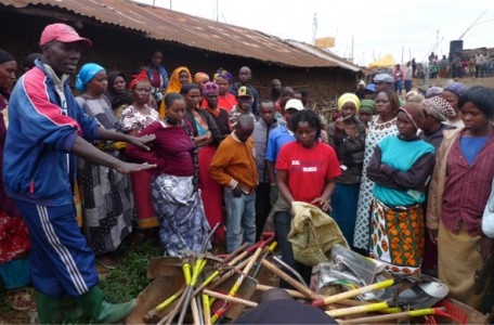 Ibrahim Maina, Community Clean-Up, KPSP04, Kibera in Nairobi.
