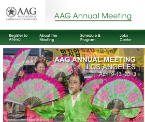 Our project Ways of Knowing Urban Ecologies had several presentations and sessions at AAG 2103.